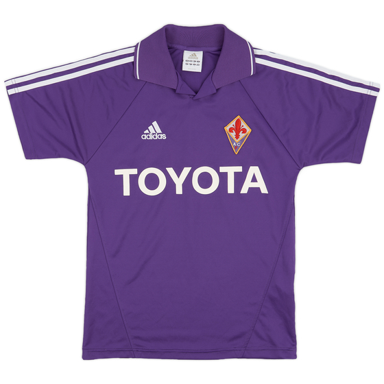 2004-05 Fiorentina Signed Home Shirt - 7/10 - (XL.Boys)
