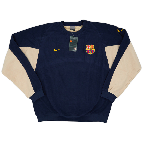 2003-04 Barcelona Player Issue Nike Sweat Top (XL)