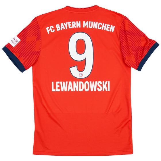 2018-19 Bayern Munich Home Shirt Lewandowski #9 - 9/10 - (S)