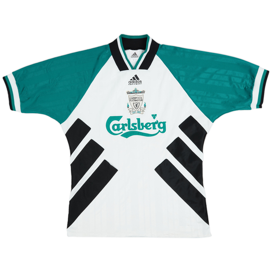 1993-95 Liverpool Signed Away Shirt - 7/10 - (M)