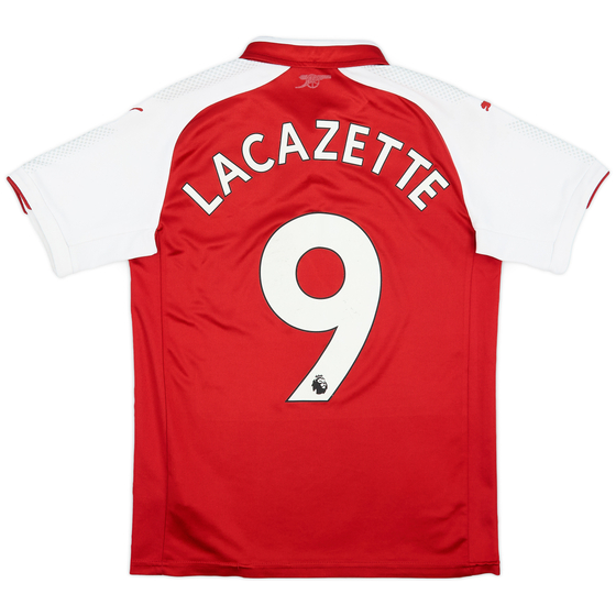2017-18 Arsenal Home Shirt Lacazette #9 - 6/10 - (XL.Boys)