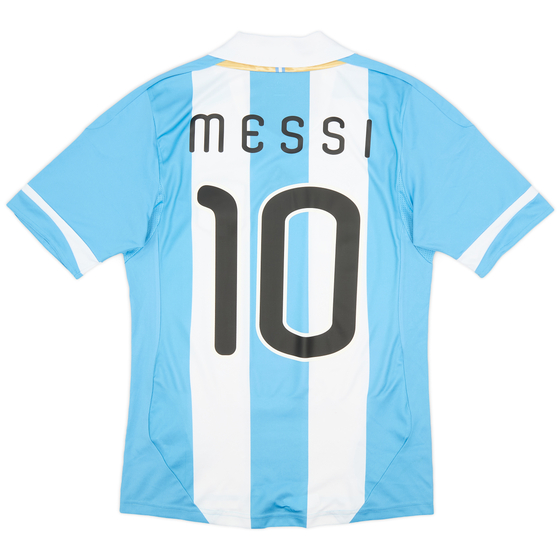 2011-13 Argentina Home Shirt Messi #10 - 9/10 - (S)