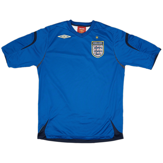2006-08 England GK S/S Shirt - 8/10 - (L)
