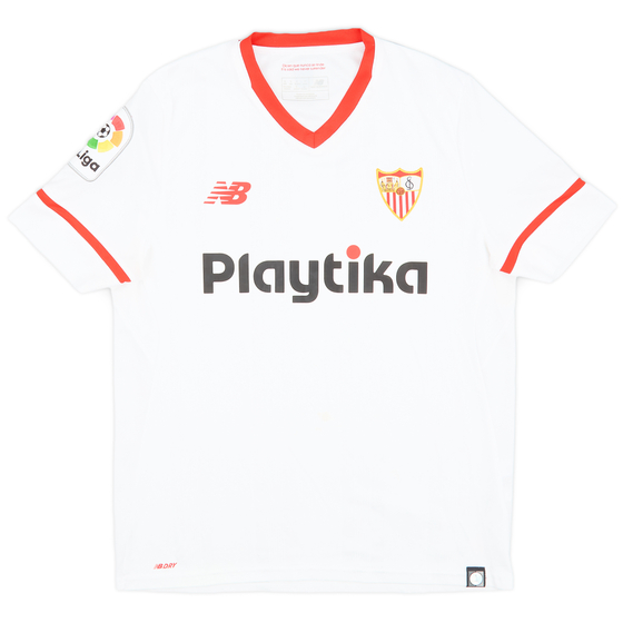 2017-18 Sevilla Home Shirt #10 - 7/10 - (S)