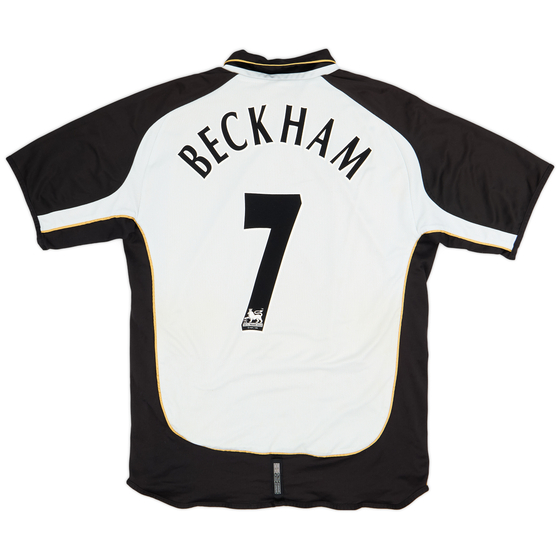 2001-02 Manchester United Centenary Away/Third Shirt Beckham #7 - 4/10 - (L)