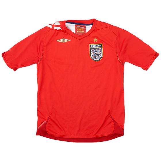 2006-08 England Away Shirt - 7/10 - (M.Boys)