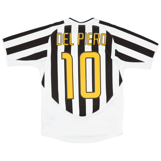 2003-04 Juventus Home Shirt Del Piero #10 - 8/10 - (S)