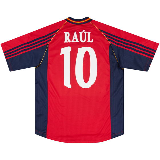 1998-99 Spain Home Shirt Raul #10