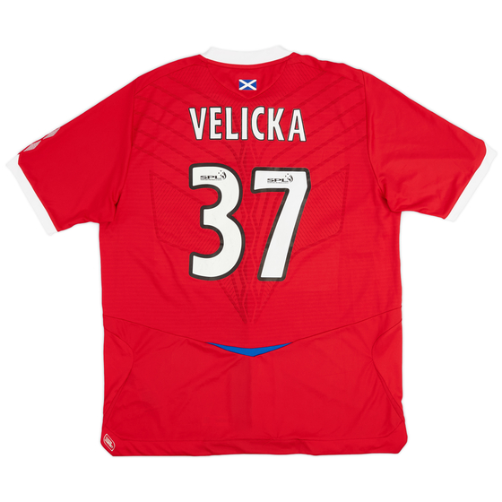 2008-09 Rangers Third Shirt Velicka #37 - 8/10 - (XL)