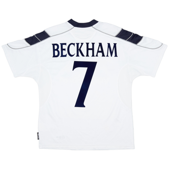 2000-01 Manchester United Away Shirt Beckham #7 - 9/10 - (M)