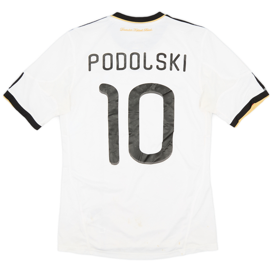 2010-11 Germany Home Shirt Podolski #10 - 7/10 - (S)
