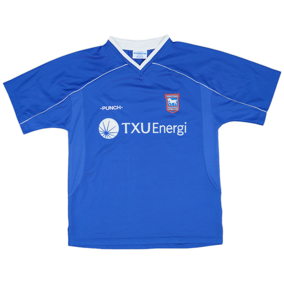2001-02 Ipswich Home Shirt - 8/10 - (M)