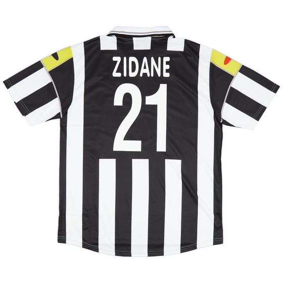 2000-01 Juventus Home Shirt Zidane #21 (XL)