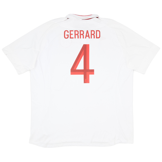 2012-13 England Home Shirt Gerrard #4 - 6/10 - (3XL)