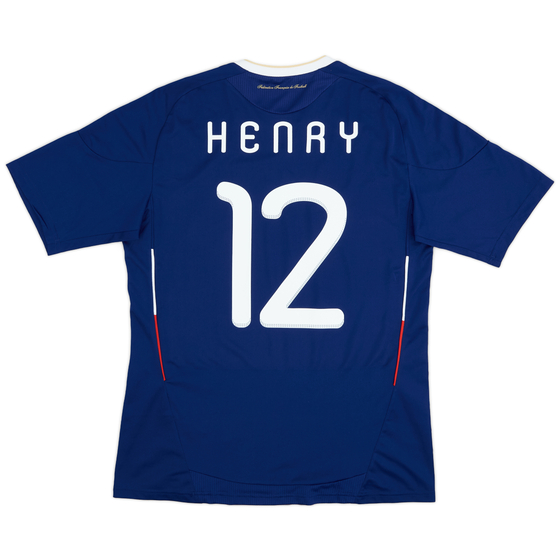 2009-10 France Home Shirt Henry #12 - 9/10 - (M)