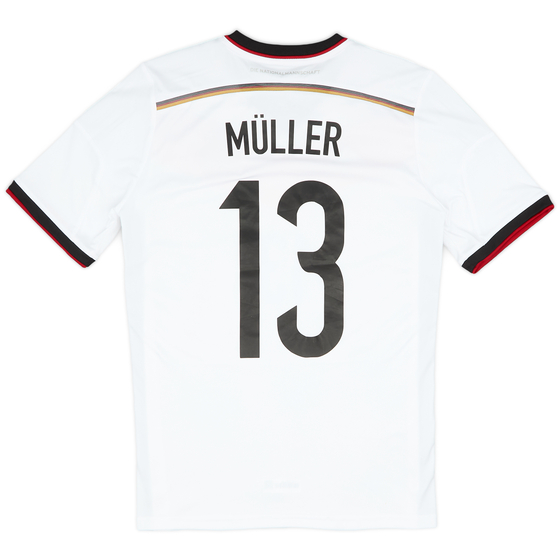 2014-15 Germany Home Shirt Muller #13 - 9/10 - (XL.Boys)