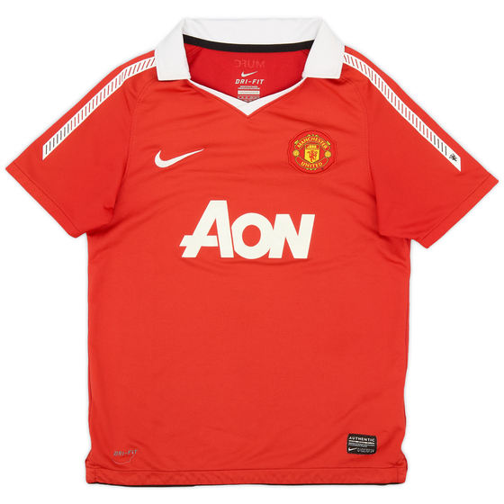 2010-11 Manchester United Home Shirt - 8/10 - (M.Boys)