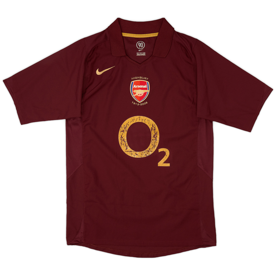2005-06 Arsenal Home Shirt - 4/10 - (S)