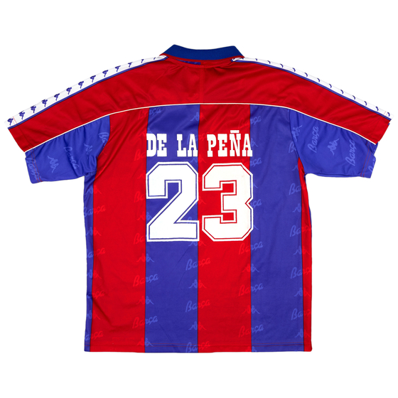 1992-95 Barcelona Home Shirt de la Pena #23 - 8/10 - (XL)