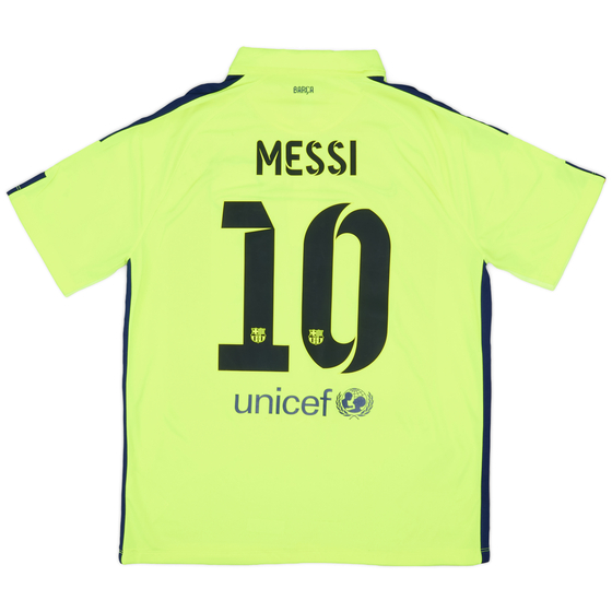 2014-15 Barcelona Third Shirt Messi #10 - 8/10 - (L)