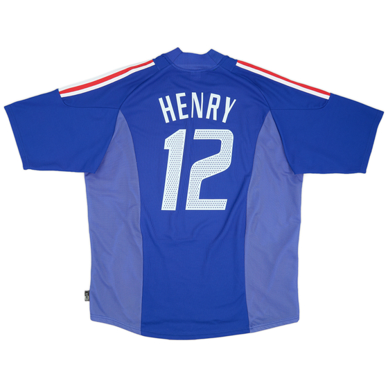 2002-04 France Home Shirt Henry #12 - 5/10 - (XXL)