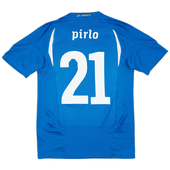 2010-12 Italy Basic Home Shirt Pirlo #21 - 8/10 - (M)