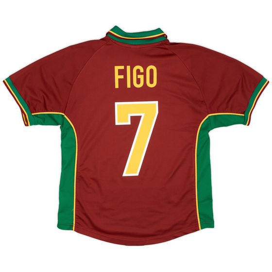 1997-98 Portugal Home Shirt Figo #7 - 6/10 - (M)