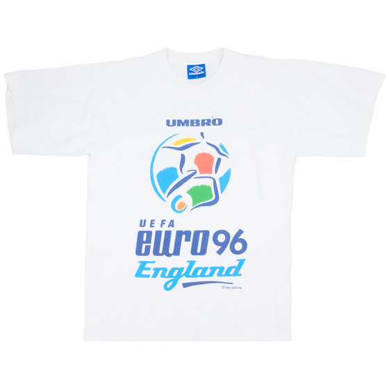 1996 England Umbro 'Euro 96' Leisure Shirt - 9/10 - (XL)