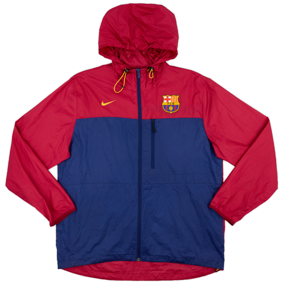 2015-16 Barcelona Nike Rain Jacket - 9/10 - (L)