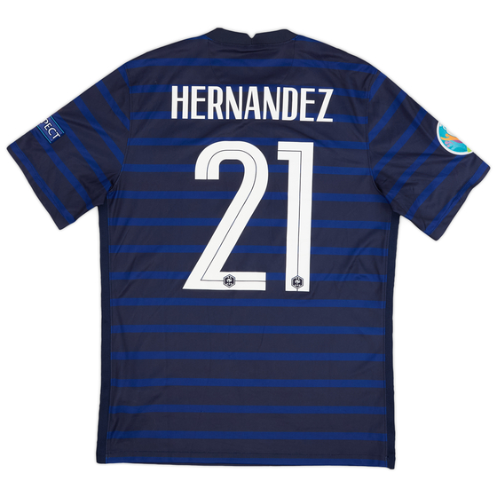 2020-21 France Home Shirt Hernandez #21 - 9/10 - (M)