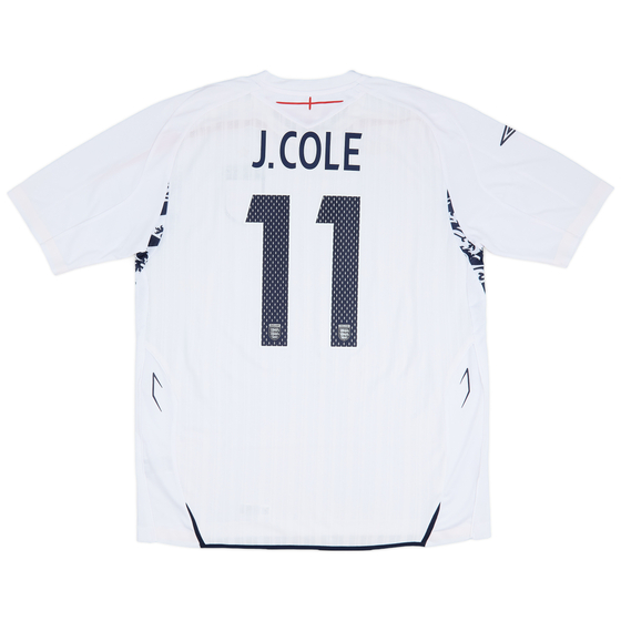 2007-09 England Home Shirt J.Cole #11 - 8/10 - (XL)