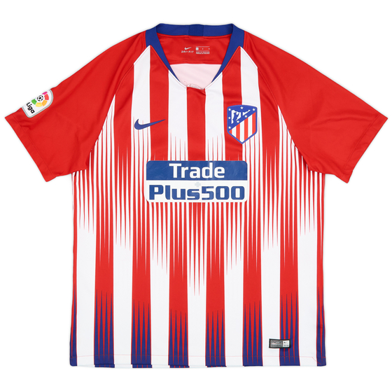 2018-19 Atletico Madrid Home Shirt - 6/10 - (L)
