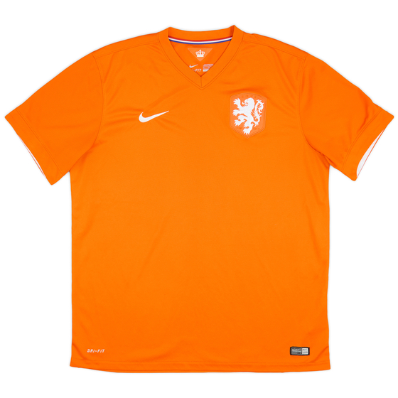 2014-15 Netherlands Home Shirt - 7/10 - (XL)