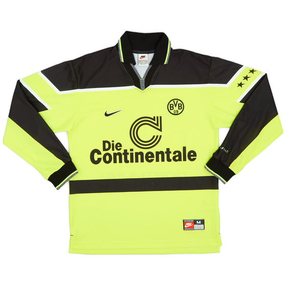 1997-98 Borussia Dortmund Home L/S Shirt - 8/10 - (M)