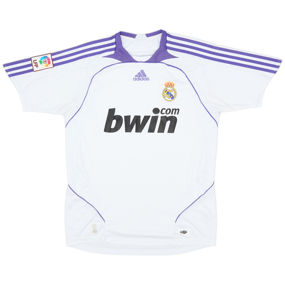 2007-08 Real Madrid Home Shirt - 9/10 - (XL.Boys)