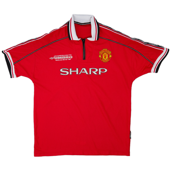 1998-00 Manchester United Home Shirt - 4/10 - (XL)