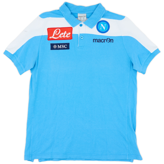 2012-13 Napoli Macron Polo Shirt - 8/10 - (M)