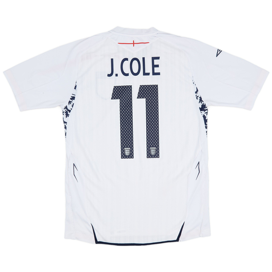 2007-09 England Home Shirt J.Cole #11 - 6/10 - (M)