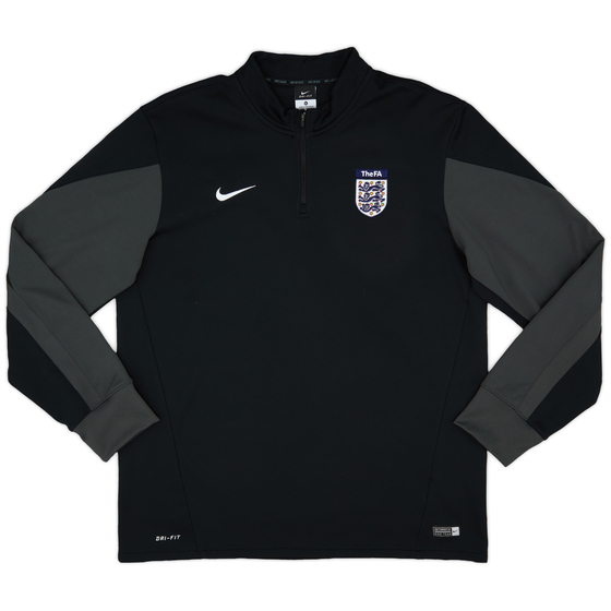 2014-15 England Referee Nike 1/4 Zip Drill Top - 9/10 - (XL)