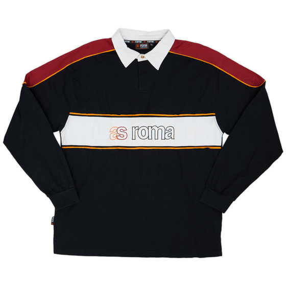 2013-14 Roma Polo L/S Shirt - 9/10 - (XL)