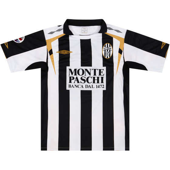 2007-08 Siena Match Issue Home Shirt Vergassola #8