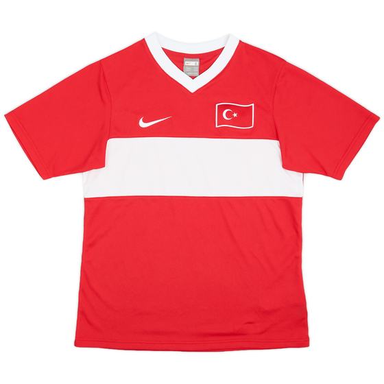 2008-10 Turkey Basic Home Shirt - 9/10 - (S)