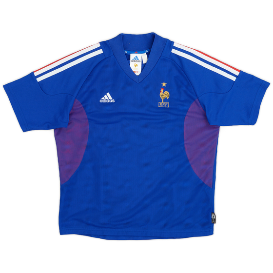 2002-04 France Home Shirt - 9/10 - (L.Boys)