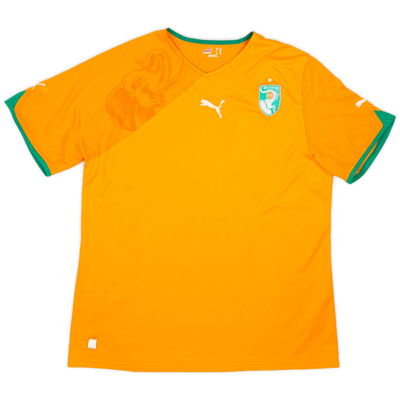 2010-11 Ivory Coast Home Shirt - 9/10 - (XL)