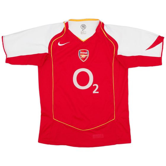 2004-05 Arsenal Home Shirt - 9/10 - (XL.Boys)