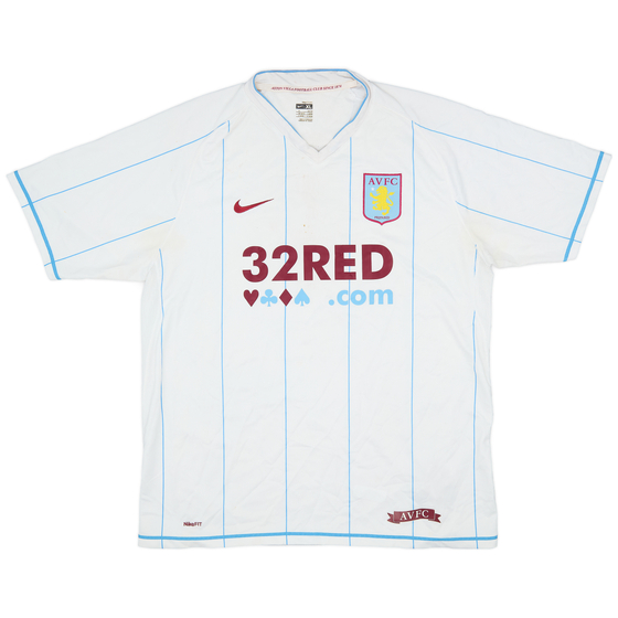 2007-08 Aston Villa Away Shirt - 4/10 - (XL)