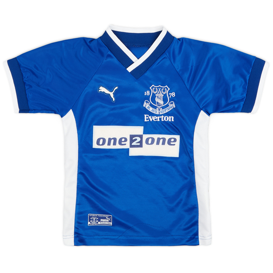 2000-02 Everton Home Shirt - 7/10 - (XS.Boys)