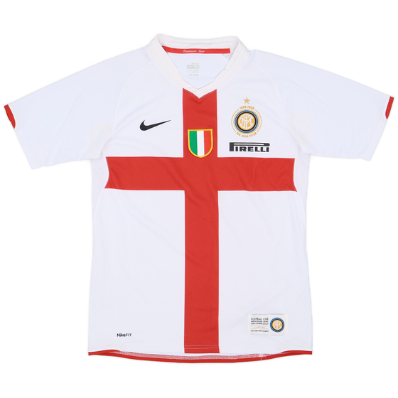 2007-08 Inter Milan Centenary Away Shirt - 5/10 - (XL.Boys)