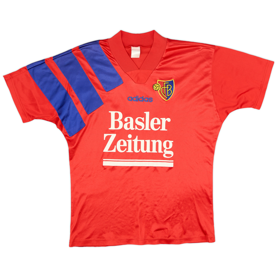 1995-97 FC Basel Home Shirt - 7/10 - (M)