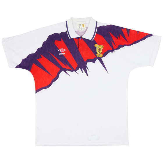 1991-93 Scotland Away Shirt - 8/10 - (XXL)